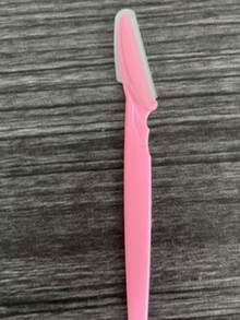 Precision Eyebrow & Face Razor For Men & Women - Stainless Steel Hair Trimmer With Safety Cover, Ergonomic Design For Eyebrow, Ear And Nose Hair Removal, Fragrance-Free, Facial Hair Grooming | Modern Grooming Tool | Razor, Eyebrow Trimmer, Great Gift For Valentine's Day, New Year, Etc. Color Randomly Sent - Multicolor - View 9