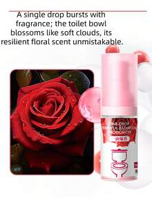 单瓶浴室空气清新剂，精油香薰，厕所清新剂，一滴强效浴室除臭剂，家居清新剂，一滴强效香薰精油，快速消除异味，去除难闻气味，清新空气，并留下持久香气。适用于家庭、浴室、厕所、垃圾桶、下水道、地板、猫砂盆等场所。 - 彩色 - 查看 4