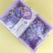 Premium Stitched Grape Squeeze Toy Features A Vivid And Unique Simulated Fruit Design With Soft, Supple And Delicate Texture. Random Squeezing Helps Soothe Mood And Relieve Physical And Mental Stress. Exquisitely Crafted For Long-Term Use, It Boasts An Attractive And Timeless Appearance. It Can Serve As A Desktop Ornament Or Portable Accessory With Great Style, Perfect For Personal Relaxation And Delicate Holiday Gifts. - Multicolor - View 6