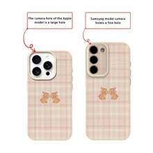 1个TPU软壳可爱兔子图案手机壳，兼容 17 Pro Max/17/16 Pro Max/15/13/12/11、S20 FE/A15/S24/A55、Redmi Note 11/12/13 Pro，全包防震保护套 - 白色 - 查看 7