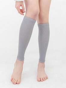 1 Pair Unisex Calf Varicose Vein Compression Stockings, Leg Sleeves Snug Fit, Elastic, Breathable, Moisture-Wicking, Suitable For Outdoor Activities, Gym, Running, Hiking, Cycling, All Seasons Christmas Gift