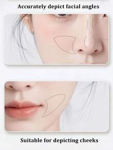 Concealer Brush 1pc,Triangle Highlight Brush& Shadow Brush,Wooden,Professional,Cute,Makeup Brush,Cosmetic Brush,Face Brush,Gift For Women - Brown - View 4