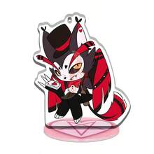 Q版地狱府限定版亚克力收藏立牌，动漫/漫画精细桌面摆件，适用于电脑机箱、汽车、2D动漫周边，节日/生日礼物，送给朋友 - 彩色 - 查看 6