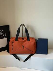 1个中号旅行包，男女通用健身包，户外旅行包，干湿分离收纳袋，个人行李包，通勤购物手提袋，健身休闲收纳袋 - 彩色 - 查看 7