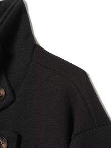 DEEKA Autumn/Winter New Women's Fashion Minimalist Versatile Stand Collar Jacket - Black - View 9