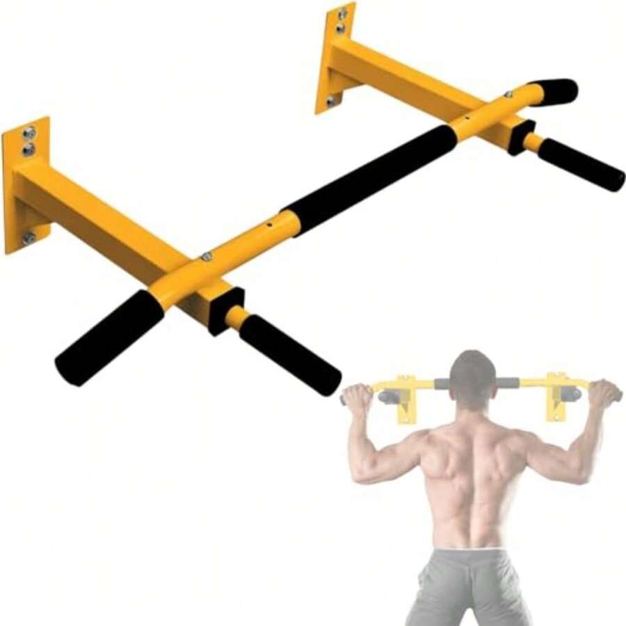 CYPNYes4All Barra de Dominadas de Pared Barras para Ejercicio Multifuncional Wall mounted Pull Up Bar Barra de Calistenia Soporta Hasta 300 Libras Ideal para Hacer Gimnasio en Casa Calistenia EquipoFashion - 221216344 - Ver 1