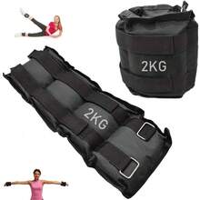 CYPNPesas de Tobillo Ajustables para Fitness 2 Pack Totalmente Ajustable Tobillo Muñeca Brazo Pierna Pesos para Muñeca con Correa Ajustable para Ejercicio Caminar Footing GimnasioFashion - 221213212 - Ver 2