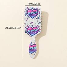 1pc K-Pop Girl Group Element Printed Air Cushion Hair Brush, Detangling Hair Brush, Hair Styling Brush, Valentine's Day Gift, Student Dorm Hair Styling Tool