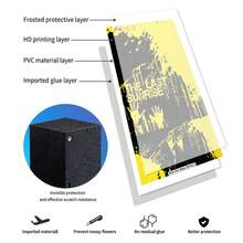1 Set Of Printed Skin Stickers For Xbox Series S, Non-Slip, Scratch-Resistant, Personalized Creative Decorative Protective Decal