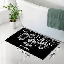 1件斋月灯笼图案吸水沥水垫，厨房装饰咖啡机垫，手工咖啡壶沥水垫，厨房地垫，餐桌垫，厨房台面餐具沥水垫，早餐垫，防滑耐热沥水垫，硅藻土沥水垫，遮盖污渍，超强吸水厨房垫，易清洁碗碟架垫，适用于厨房、餐桌、咖啡馆、酒吧、节日、派对、家居装饰、节日礼物 - 彩色 - 查看 15