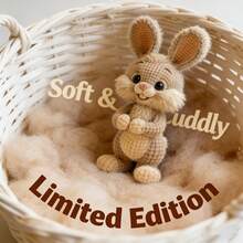 1 Set - Crochet Kit For Cute Rabbit, Suitable For Beginners, Easy To Learn - Includes All Necessary Crochet Materials - Includes Printed English Instruction Manual - Animal Crochet Kit For Beginners - Beautifully Packaged - Birthday Gift, Couple Gift, Holiday Gift, Creative Gift, Desktop Decor Gift - Cute Bunny - View 4
