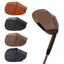 10pcs Golf Club Head Covers, Multi-Style Iron Club Leather Headcovers, High Quality Golf Club Head Protector Caps - Multicolor - View 4