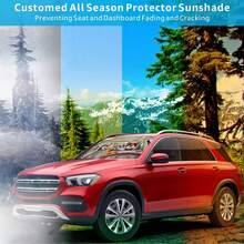 1 pieza Visera de sol de coche con diseño de mapache de moda, accesorio de coche interesante adecuado para chicas bonitas, hecho de fibra de poliéster, protección UV para el interior del coche, fácil de instalar, se adapta a varios modelos de coche, tiene función de aislamiento térmico y protección de la privacidad, mantiene tu coche fresco, plegable para un almacenamiento fácil - Mapache de moda - Ver 9