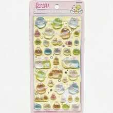 1张复古卡通角落生物贴纸，可爱浮雕3D水晶贴纸，可用于DIY手账装饰、新年礼物、情人节礼物、复活节礼物（款式随机） - 彩色 - 查看 4