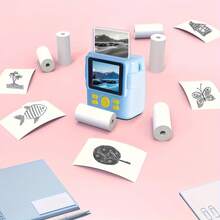 50卷迷你热敏纸，适用于即时相机便携式打印、家用照片标签、便签、白色光滑表面、照片打印补充装、笔记、图片、日记本，无需墨水，纸质包装。 - 彩色 - 查看 5