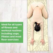 1 pieza Esterilla antideslizante y duradera para sentadillas/yoga, apta para el hogar y el gimnasio - Multicolor - Ver 3