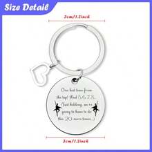 Dance Keychain Dance Lover Gifts Ballet Gift Ballet Lover Gift Dance Team Keychain Dancing Jewelry Dance Instructor Gift Dance Teacher Appreciation Gift Encouragement Gifts Christmas Birthday Gifts - 如圖所示 - 查看 3