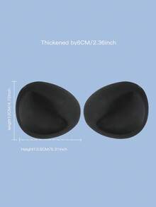 6cm Thick Bra Pads, Compact Breast Pads, Removable & Washable Thick Pads, Enhance Bust Support, Bra & Lingerie Accessories