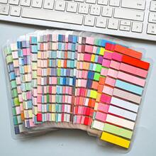 32pcs/Pack 6400 Sheets / 16pcs/Pack 3200 Sheets / 10pcs/Pack 2000 Sheets / 6pcs/Pack 1200 Sheets Sticky Notes, Index Tabs, Book Tabs, Memo Pads, Annotation Labels, Colorful Page Markers For Annotating Books, Documents, Organizing Notebooks - Multicolor - View 6