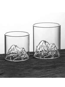 1pc Elegant Borosilicate Glass Cup | Luxurious Crystal-Clear Appearance | Durable Drinkware | Perfect Gift For Valentine's Day, Spring Festival, Back To School Party | Essential For Home Bar And Gatherings | Kitchen Essential | Kitchen Tool | Home Decor | Kitchenware | Kitchen Accessory | Valentine's Day - Multicolor - View 4