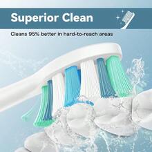 Toothbrush Heads For  Sonicare Replacement Brush Heads With Protective... - 預設 - 查看 3