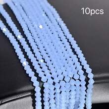 4mm Vibrant Faceted Glass Ball Beads | Sparkling Crystal Loose Beads | DIY Bracelet Necklace Phone Chain Jewelry Making Supplies | Handmade Craft Accessories - Spinel - View 23
