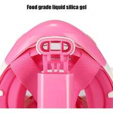 Máscara de Esnórquel de Cara Completa para Niños, Vista Panorámica de 180 Grados, Fácil Respiración, Silicona Líquida Antivaho para Esnórquel bajo el Agua,38257442 - Café integral - Ver 5