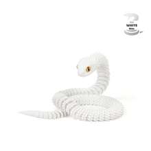 45cm/17.72in 3D Printed Toy Viper Snake Glow-In-The-Dark Articulated Model, Movable Joints, Small Gift, Craft, 3D Printed Model, Holiday Gift, Party Favor - Multicolor - View 7