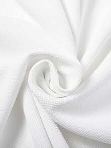 Men's Casual Polo Shirt, Short Sleeve, Collared, Comfortable, Versatile, Suitable For Business, Gatherings, Parties, Spring/Summer White Sports - White - View 6