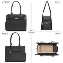 en 1 elegante bolso de mano suave para perros pequeos, gatos, bolsa plegable de moda para cachorros de animales pequeos con bolsillos negro, 15 pulgadas de largo x 7.5 pulgadas de ancho x 12.2 - Negro 15Lx75Anx122Al - Ver 3