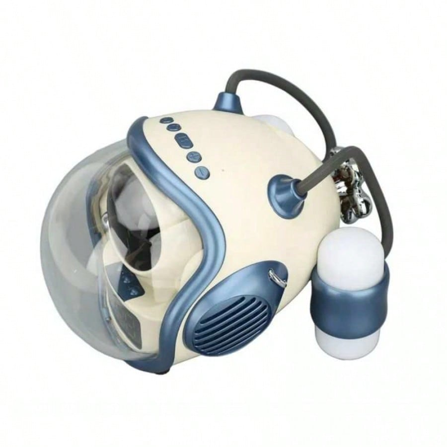 Altavoz Bluetooth Portatil 10W Diseño Espacial Futurista con Reloj Digital y Luces LED