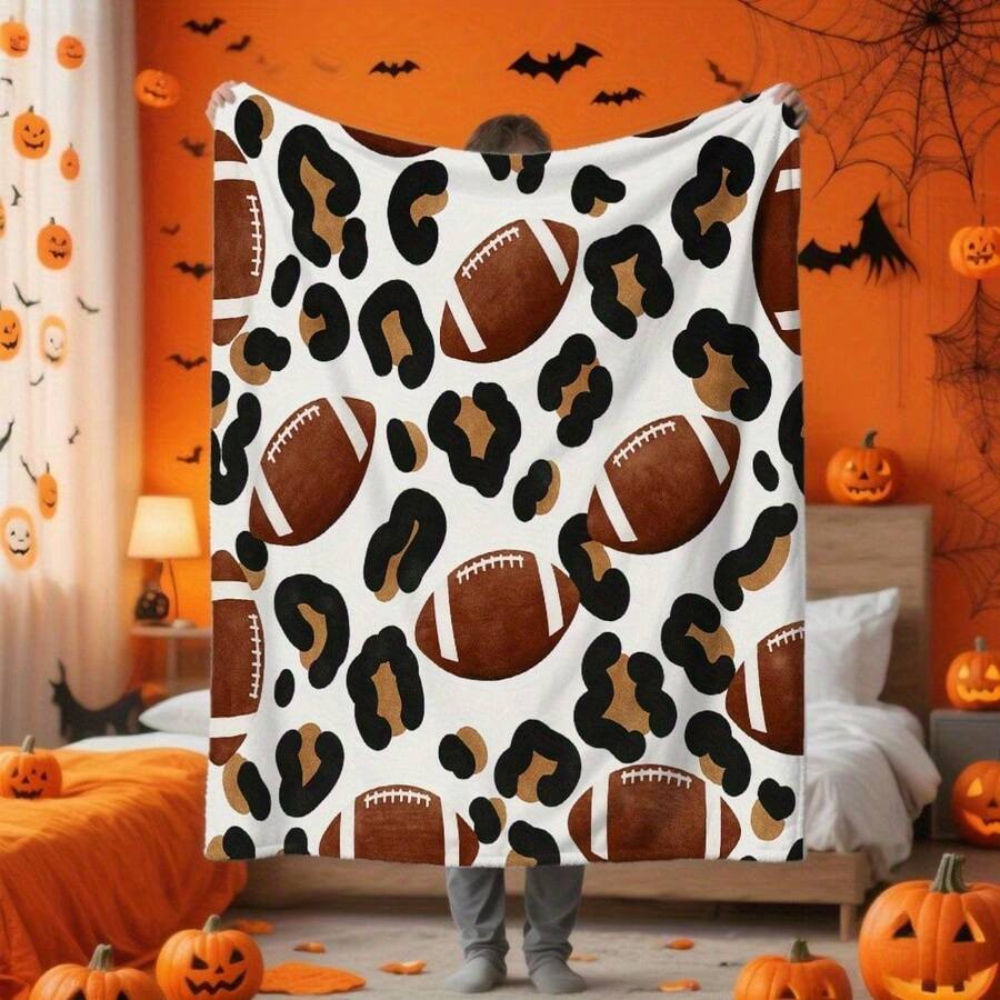 Colorful Leopard Print Blanket, Warm & Versatile For , Adds A Modern Touch To Your Home, Creating A Comfortable Bedroom Style.  Super Soft Flannel Printed  Blanket,As Birthday Gifts, Family, Wedding, Souvenir Blankets, Polyester Blankets Suitable For All Seasons, Washable, Machine Washable, Lightweight, Breathable, Comfortable, Warm, Unique, 280gsm For Him, Her Personalized Ideal Gifts For Her, Him, Family, Boyfriend, Girlfriend, Father, Family, Mother, Lover, Daughter, Son, Grandfather, Grandmother, Teacher,Doctor, Nurse,Friend, Classmate, Pet.Perfect Nap, Camping, Travel, Home, Daily Life, Office Decoration, Birthday, Anniversary, Valentine's Day, Thanksgiving, Graduation Season,Christmas, Halloween, Mother's Day, Father's Day, Wedding, New Year Gifts ,Sofa,Bed,Car,Bedroom,Living Room,Office,  Outdoor Camping, Beach,Wall Decoration - 多色39 - 查看 1