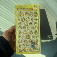 1pc Anime Cartoon Sticker, Cute Animal Kitten Sticker, Reusable Waterproof Sticker, DIY Craft Sticker, Suitable For DIY Phone Cases, DIY Sticker Notebooks, DIY Crafts, Laptops, Gift Packaging, Party Decoration, Perfect Holiday Gift, Gifts For Fans And Friends(Random Style) - Multicolor - View 8