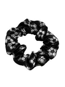 6pcs Women's Fashion Football, Basketball, Soccer Print Elastic Hair Scrunchies, Suitable For Daily Use, Home, School, Beach, Work, Party, Holiday, Birthday, Back To School, College Style, New Year, Valentine's Day, Mother's Day, Wedding, Music Festival, Spring/Summer/Autumn/Winter Head Accessories ,Hair Ties ,Scrunchy Hair Ties - Multicolor - View 6