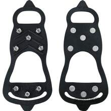 1/2 Pair Universal 8-Tooth Ice Cleats, Anti-Slip For Shoes/Boots, Suitable For Winter Hiking, Climbing, Ice Fishing And Other Activities - Multicolor - View 6