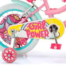 JCH-Bicicleta Licorne R16 para Niñas 4-8 Años Blackhill - Rodado 16 Frenos V-Brake Rosa Pastel Mate Ruedas LED Canasta y Portamuñecas. - Rosa - Ver 8