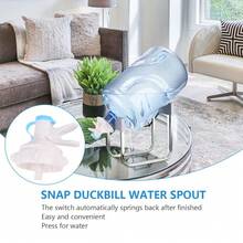 CYPNGadpiparty Soporte para Jarra de Agua de 5 Galones 5 Gallon Water Jug Dispenser Stand Encimera Antideslizante para Dispensador Agua Botellas 3- Galones con 2 Válvulas DispensadorasFashion - 219690671 - Ver 6