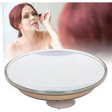 30X Magnifying Mirror With 3 Suction Cups For Makeup Stick On Shower And Travel Mirror Gold - As Pic - View 4