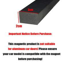 Magnetic Car Door Edge Protector, Universal Magnetic Car Door Bumper Stop Parking - Multicolor - View 3