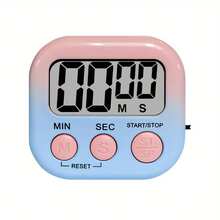 3pcs Soft Gradient Digital Kitchen Timer - Cute Desk Countdown Timer With Minute/Second Buttons | Multifunctional Timer For Cooking, Baking, Learning And Focused Conversations, 100 Scenes - Multicolor - View 14
