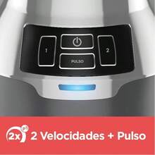 Licuadora Personal BlackandDecker ,2 Velocidades más Pulso Gris PB2004G, potencia de 600 watts, tritura hielo facilmente, Incluye 4 vasos de tritan de 530 ml y tapa portátil para hacer diferentes batidos - Tipo de Enchufe A USA (110-127V) - Ver 3