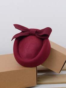 Mũ Fascinators vành rộng thanh lịch dành cho nữ, nơ lớn, thích hợp cho các dịp trang trọng, mũ Kentucky, mũ cưới, mũ cô dâu, mũ cocktail, mũ trà, mũ Fedora đỉnh bằng. - 04801174 - Xem 9