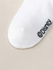 1/5 Pair Disney Toy Story Alien Print Breathable & Comfortable Mid-Calf Socks, Cartoon Character Socks For Boys & Girls, Thin Style For Spring & Summer - Multicolor - View 11