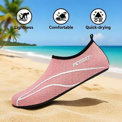 New Men's And Women's Stream-Crossing Shoes/Water Shoes; Comfortable And Durable; Unisex Water Shoes, Beach Shoes, Yoga Shoes, Sandals, Outdoor Swimming Shoes, Suitable For Indoor Fitness, Weightlifting, Diving Shoes, Non-Slip Lightweight Wading Shoes, Snorkeling Shoes