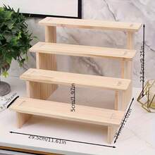 珠宝梯形架，项链手链展示架 - 节省空间的现代设计，适用于家庭、沙龙、精品店 - 珠宝收纳盒 - 黃色 - 查看 8