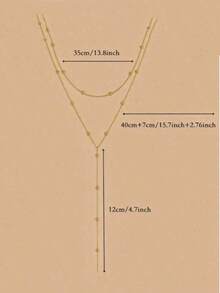 A Bohemian Vacation Style Necklace - Collar, Fashionable Double-Layer Rice Bead Design Style, Suitable For Women's Daily Vacation - Beach Parties, Gatherings - Various Occasions Dressing Up Necklaces For Women - A-20 - Xem 3