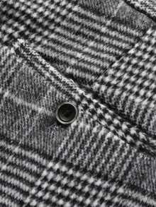 Latest Men's Fashion Style Suit Set, Business And Leisure Slim Fit Two-Piece Set, Four Season Style, Banquet And Travel, Business And Leisure Suit Two-Piece Set - 淺灰格 - 查看 8