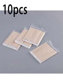 100/300/500 que tăm bông bằng gỗ dùng để làm sạch và chỉnh sửa móng, dài 10cm, dụng cụ làm móng, đồ dùng nghệ thuật làm móng, dụng cụ làm móng, đồ dùng học tập, móng tay, dụng cụ làm móng (thích hợp cho miếng dán móng) - trắng - Xem 10