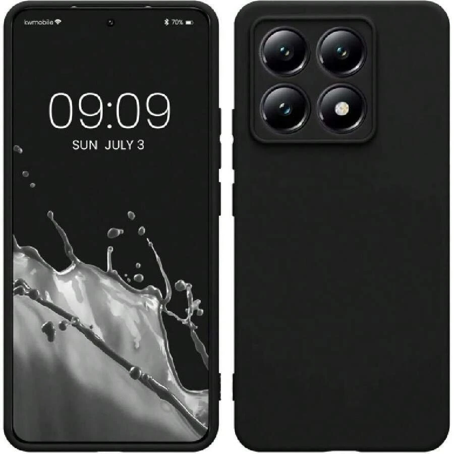Case Compatible With Xiaomi 14T - With Raised Edges - Suitable For Wireless Charging - Matte Black, 38213204 - Dusty Blue - View 1