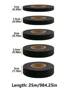 1pc Double-Sided Iron-On Hemming Tape, Strong Adhesive Heat Bonding Tape, Iron-On Fusible Web For Clothing Alterations, Pants, Jeans, Skirts - 白色,寬1.5公分/長25米 - 查看 11
